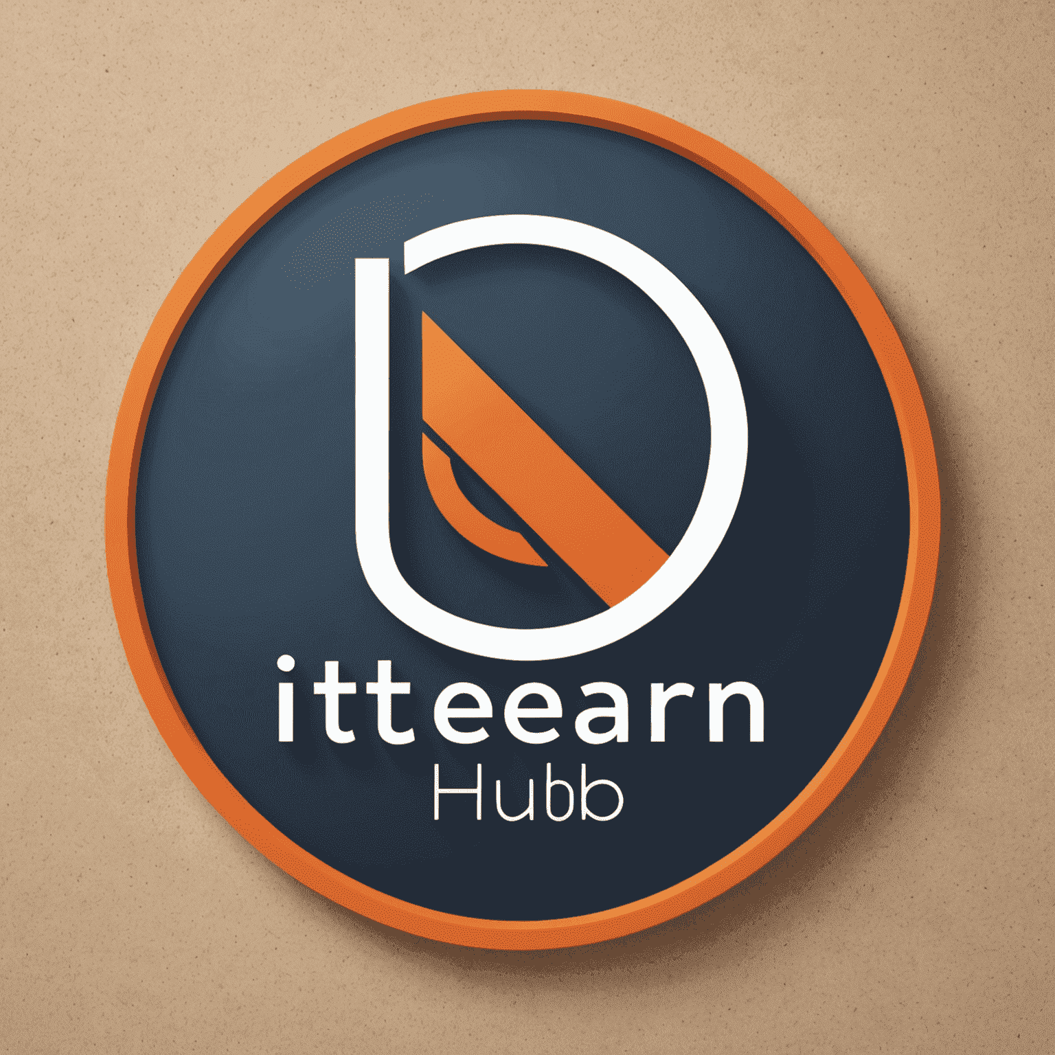 Logo itlearn-hub przedstawiające nowoczesny symbol edukacji online